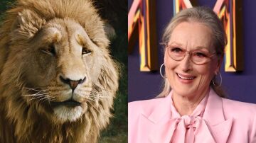 Meryl Streep como Aslan en Las cr&oacute;nicas de Narnia