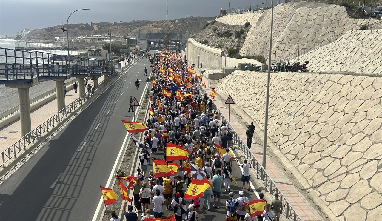 Manifestación en Ceuta