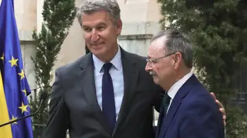 Alberto Núñez Feijóo junto a Juan Jesús Vivas Alberto Núñez Feijóo junto a Juan Jesús Vivas