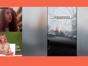 V&iacute;ctima de una agresi&oacute;n dentro del coche por parte de grupos de manifestantes ceut&iacute;s