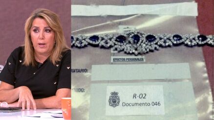 Susana D&iacute;az "triste" ante la falta de explicaciones de Zapatero sobre las joyas