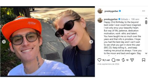 Los hermanos Presley Gerber y Kaia Gerber