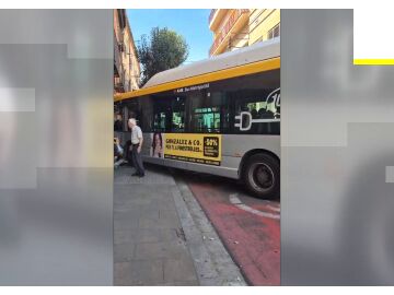 Choque de autob&uacute;s