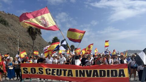 Imagen de archivo de una manifestaci&oacute;n en Ceuta