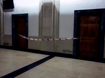Imagen de la zona precintada