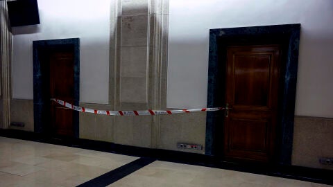Imagen de la zona precintada
