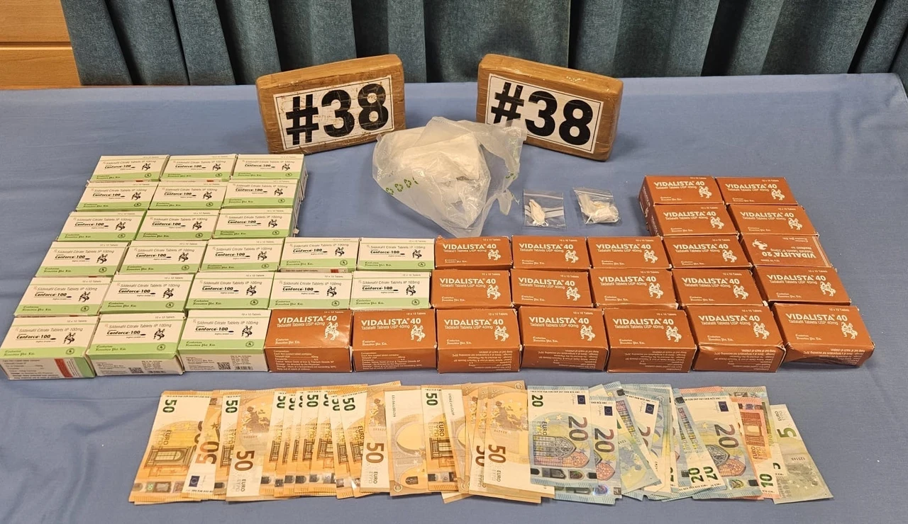 Sustancias incautadas en los dos trasteros de Asturias