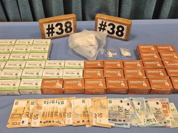 Sustancias incautadas en los dos trasteros de Asturias
