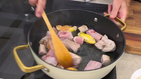 Sofríe las carnes Sofríe las carnes
