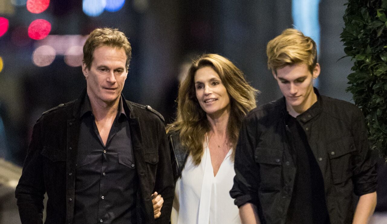Cindy Crawford, Rande Gerber y Presley Gerber