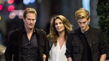 Cindy Crawford, Rande Gerber y Presley Gerber