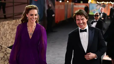 Kate Middleton y Tom Cruise Kate Middleton y Tom Cruise