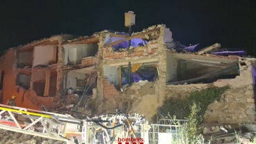 Imagen del hotel afectado