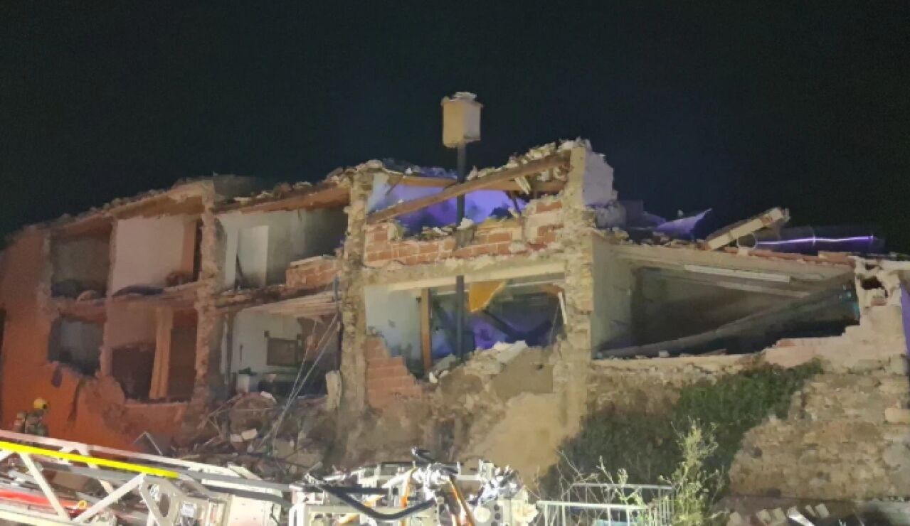 El hotel tras la explosi&oacute;n