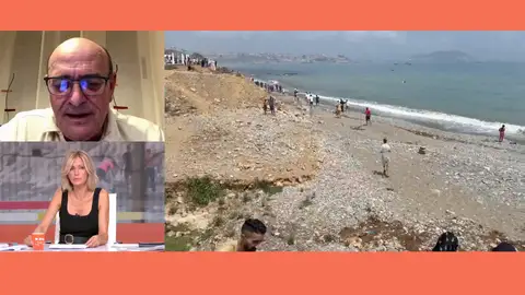 Chema Gil sobre la nueva alerta de entrada masiva en Ceuta Chema Gil sobre la nueva alerta de entrada masiva en Ceuta