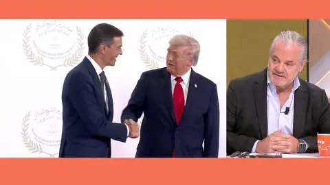Sánchez y Trump Sánchez y Trump