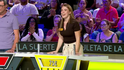 María recurre al público de La ruleta en su búsqueda del Bote: “¡Venga, va!” María recurre al público de La ruleta en su búsqueda del Bote: “¡Venga, va!”