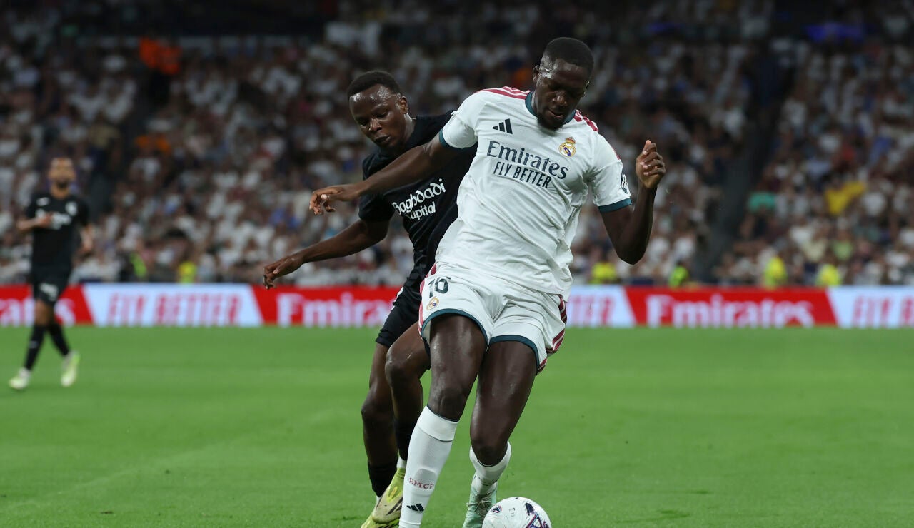 Ibrahima Konat&eacute;, durante un partido de LaLiga