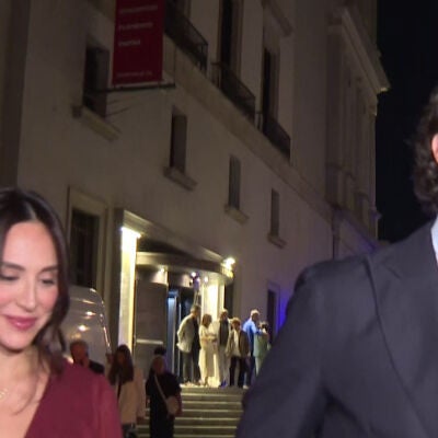 Tamara Falc&oacute; e &Iacute;&ntilde;igo Onieva, en el Teatro Real de Madrid