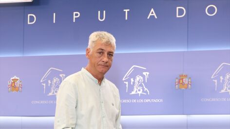 El portavoz adjunto de EH Bildu en el Congreso, Oskar Matute