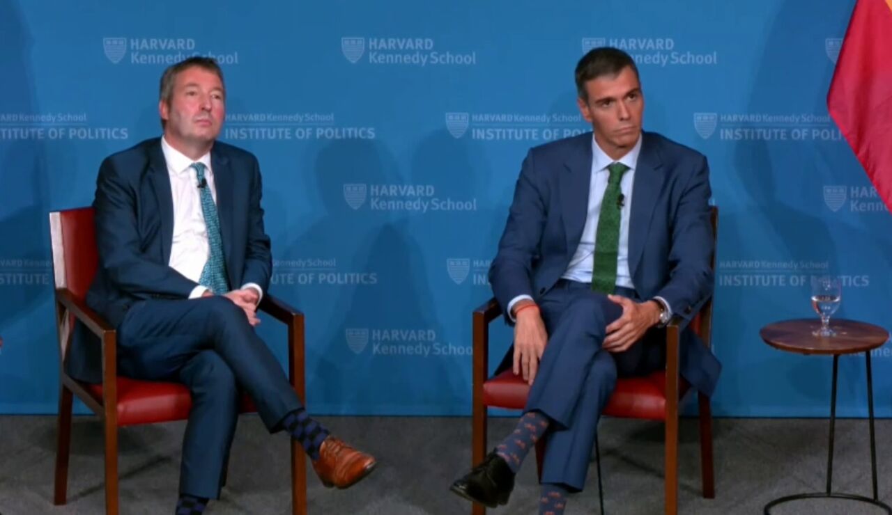 Pedro S&aacute;nchez en Harvard