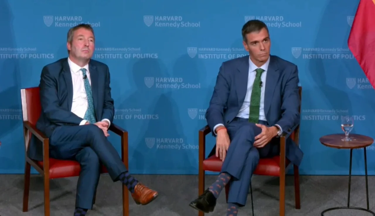 Pedro Sánchez en Harvard