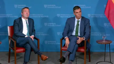 Pedro Sánchez en Harvard Pedro Sánchez en Harvard