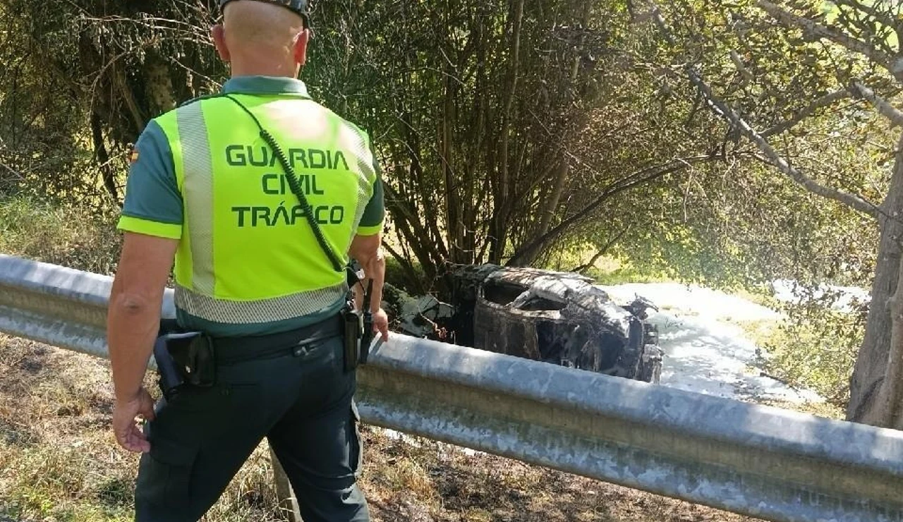 El lugar del accidente
