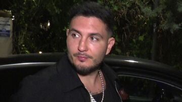 Omar Montes con la prensa