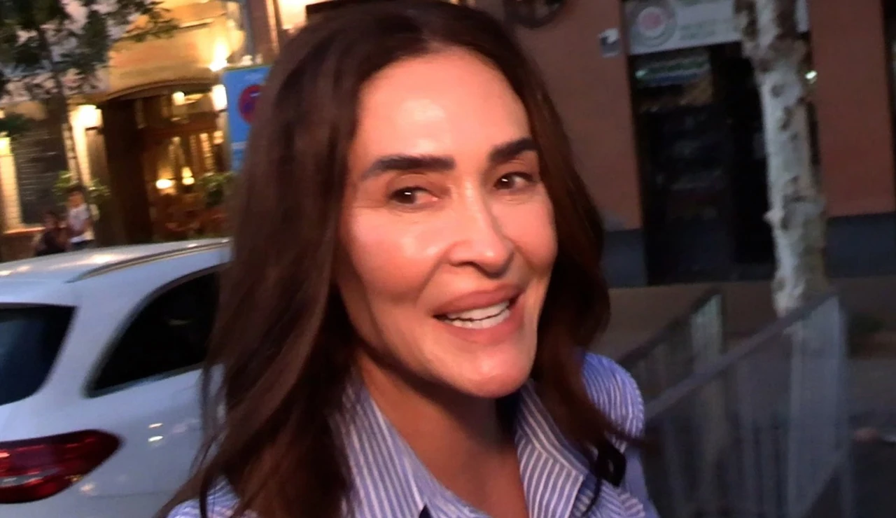 Vicky Martín Berrocal con la prensa