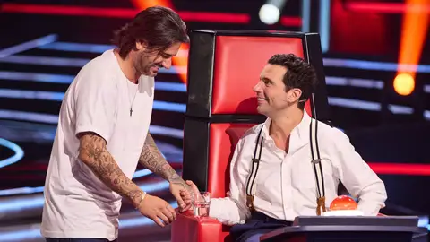 Mika y Melendi en La Voz Mika y Melendi en La Voz