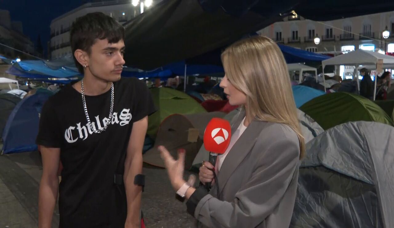 El&iacute;as, acampado en Sol