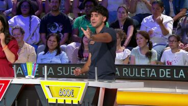 Andr&eacute;s en La ruleta de la suerte
