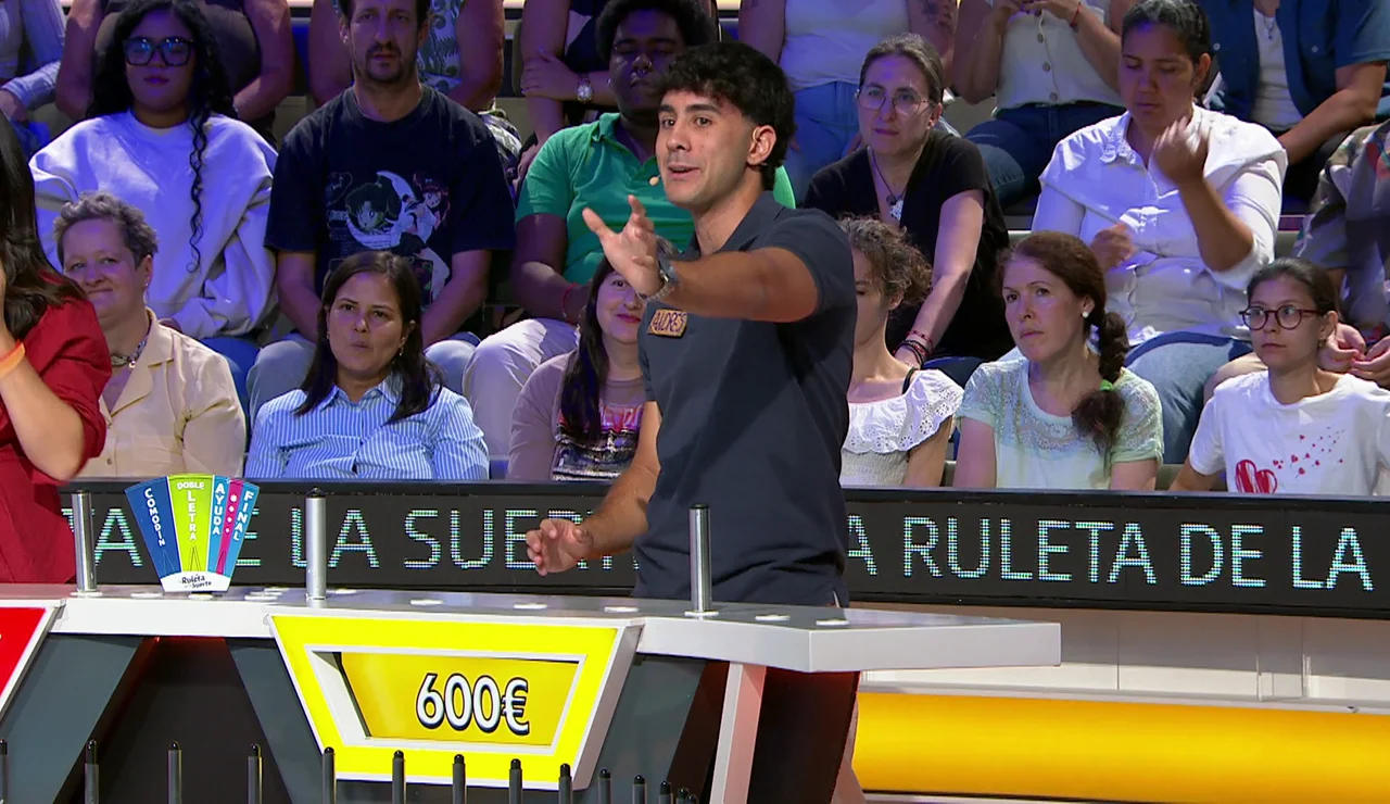 Andrés en La ruleta de la suerte