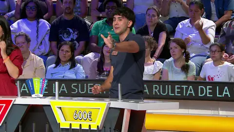 Andrés en La ruleta de la suerte Andrés en La ruleta de la suerte
