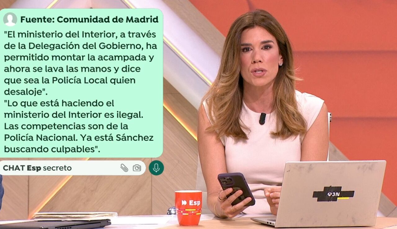 Chat secreto de la Comunidad de Madrid.