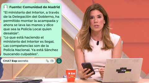 Chat secreto de la Comunidad de Madrid.