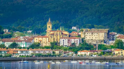 Imagen de archivo de Hondarribia. Imagen de archivo de Hondarribia.