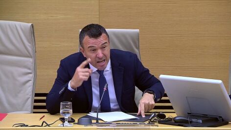 El presidente de la Diputaci&oacute;n de Valencia, Vicente Momp&oacute;, en el Congreso