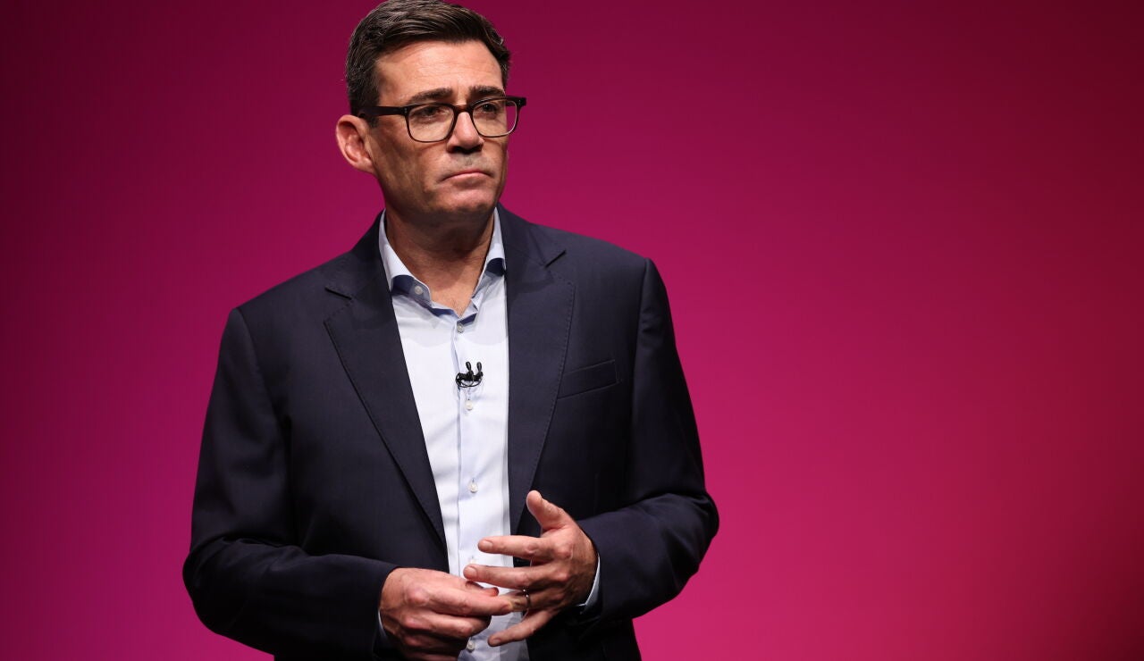 El primer ministro y l&iacute;der laborista del Reino Unido, Andy Burnham