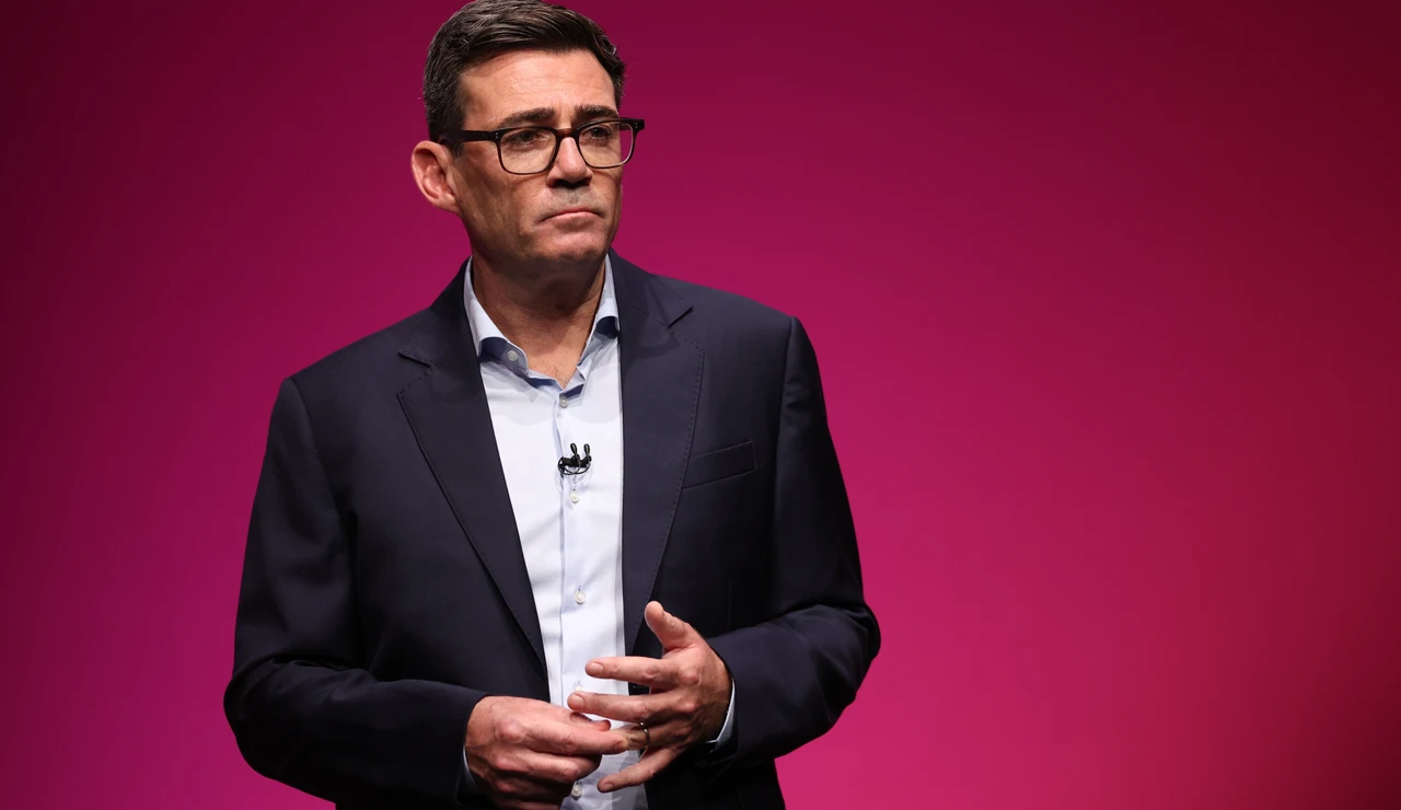 El primer ministro y líder laborista del Reino Unido, Andy Burnham