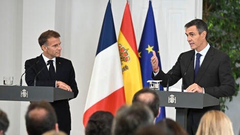 Macron y S&aacute;nchez