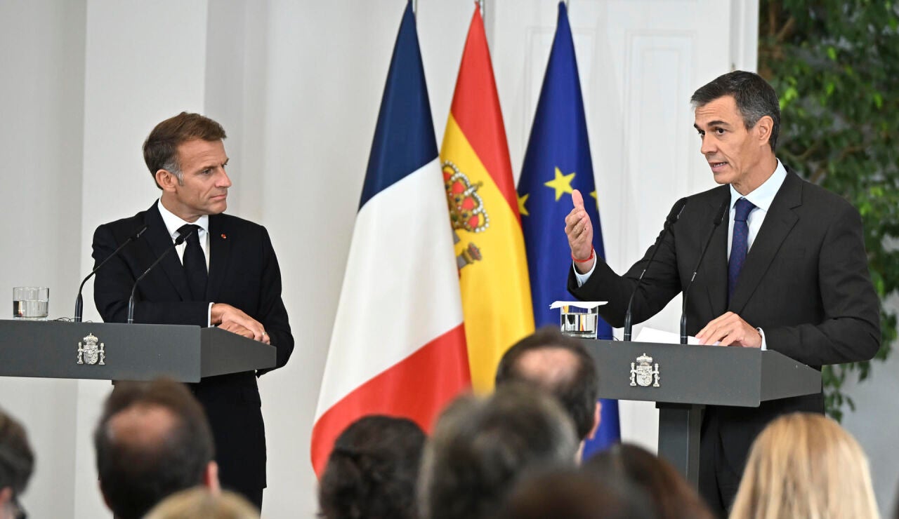 Macron y S&aacute;nchez