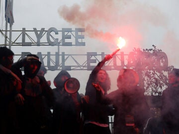 M&aacute;s de 400 detenidos en Francia durante las protestas estudiantiles