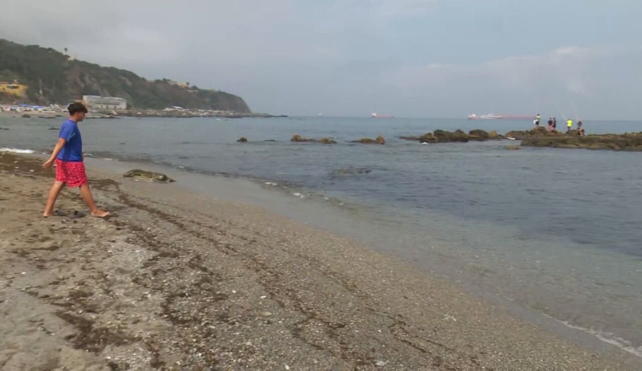 Playa del Trampol&iacute;n (Ceuta)