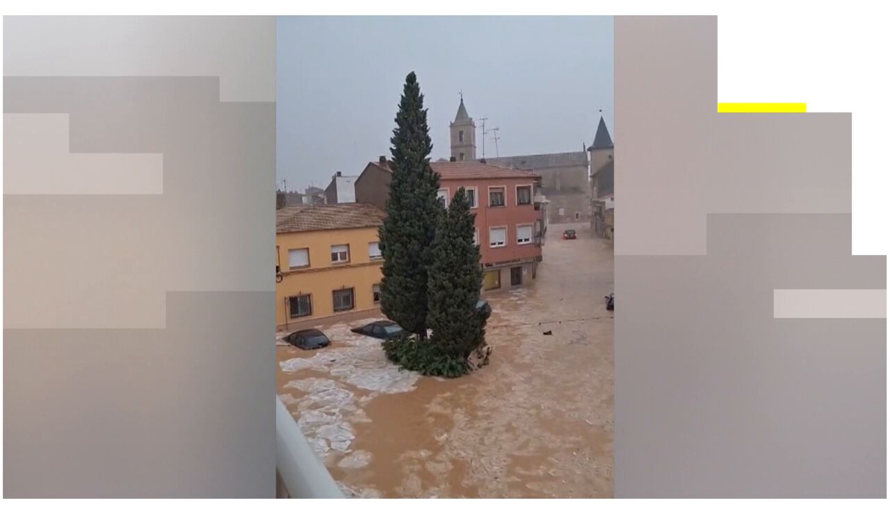 Albacete con las lluvias torrenciales