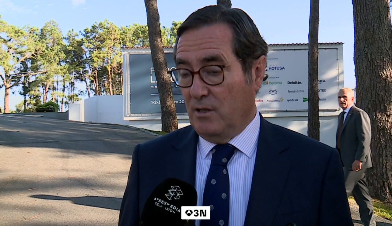 El jefe de la patronal, Antonio Garamendi, duda de la legalidad de una huelga general sin conflicto laboral
