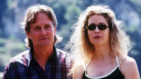 Michael Douglas y su mujer Diandra en la década de los 80 Michael Douglas y su mujer Diandra en la década de los 80
