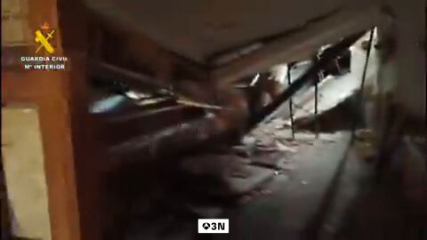 V&iacute;deo: se derrumba un bar en San Vicente de la Sonsierra, Logro&ntilde;o, y deja ocho trasladados al hospital