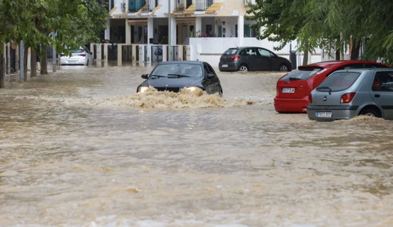 Fuertes precipitaciones en Murcia